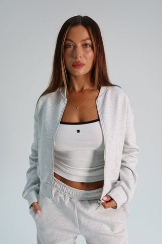 Elemental Bomber Jacket - Ash Grey