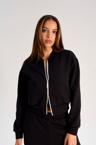Elemental Bomber Jacket - Black