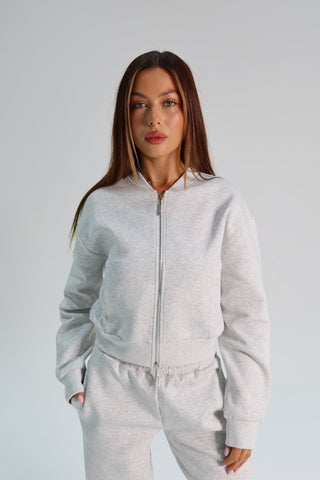 Elemental Bomber Jacket - Ash Grey