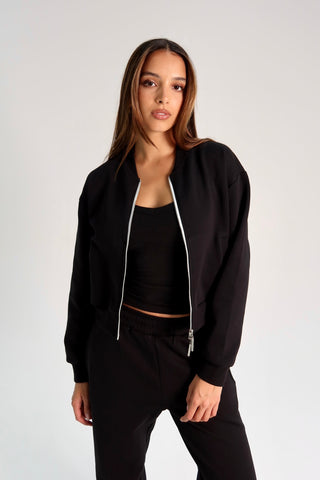 Elemental Bomber Jacket - Black