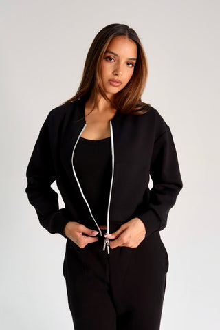 Elemental Bomber Jacket - Black