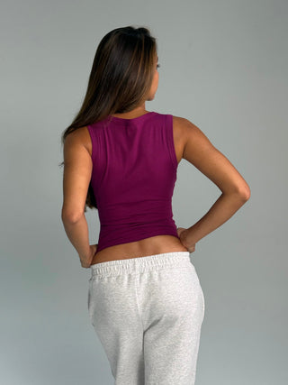 Ariela Tank Top - Cherry