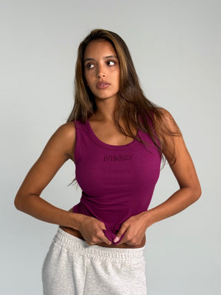 Ariela Tank Top - Cherry