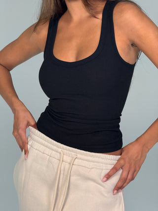 Sorella Tank Top - Black