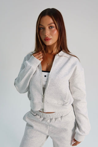 Elemental Bomber Jacket - Ash Grey