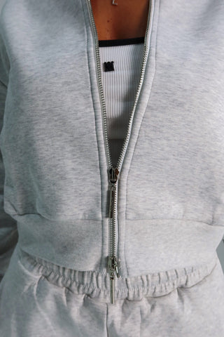 Elemental Lounge Bomber Jacket - Ash Grey