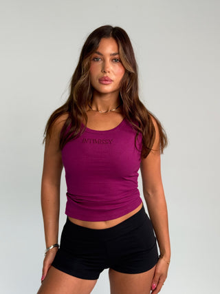 Ariela Tank Top - Cherry