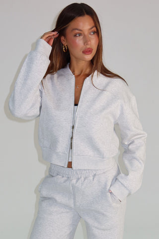 Elemental Bomber Jacket - Ash Grey