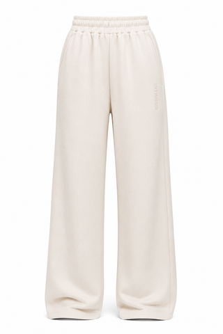 Signature Plush Straight Leg Sweatpants - Ivory