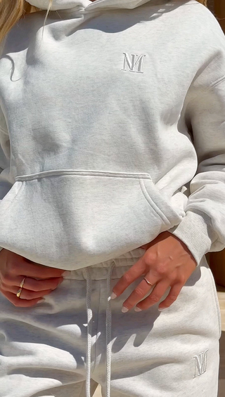 Signature Plush Hoodie - Ash Grey