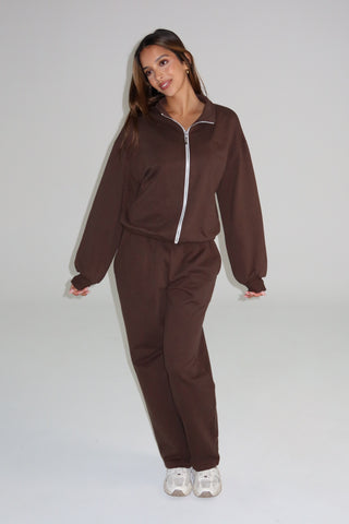 Cotton Pure Longline Jacket - Mocha