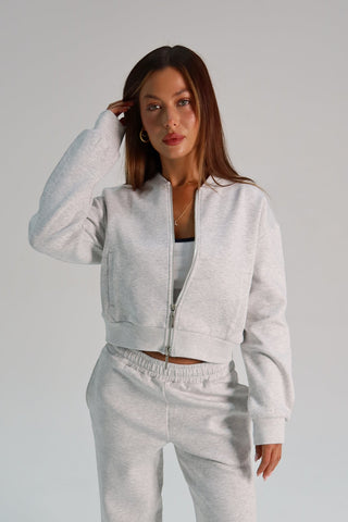 Elemental Bomber Jacket - Ash Grey