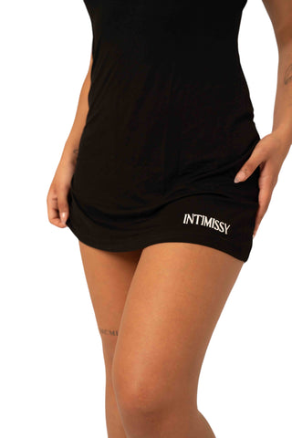 INTIMISSY Amaya modal nighty with scoop neckline and 3-button front and stretch fit